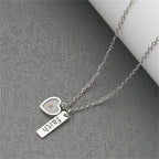 Heart & Tear Drop Mustard Seed Faith Necklace