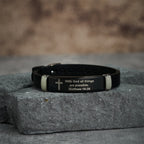 Luminous Silicon Cross Bracelet with Matthew 19:26