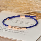 God Is in Control Faith Bracelet