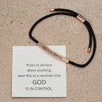 God Is in Control Faith Bracelet