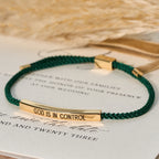 God Is in Control Faith Bracelet