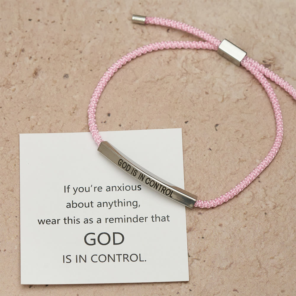 God Is in Control Faith Bracelet
