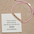 God Is in Control Faith Bracelet