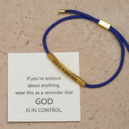 God Is in Control Faith Bracelet