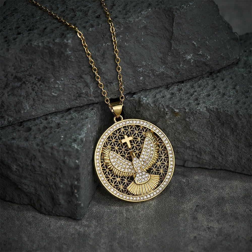 Holy Spirit Dove Heavenly Sparkle Necklace