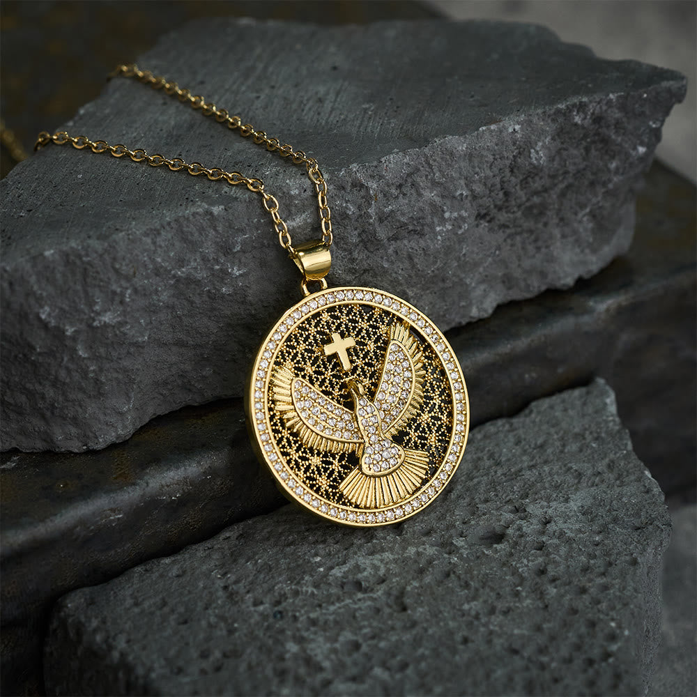 Holy Spirit Dove Heavenly Sparkle Necklace