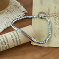 Strength & Courage Engraved Beaded Bracelet