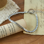 Strength & Courage Engraved Beaded Bracelet