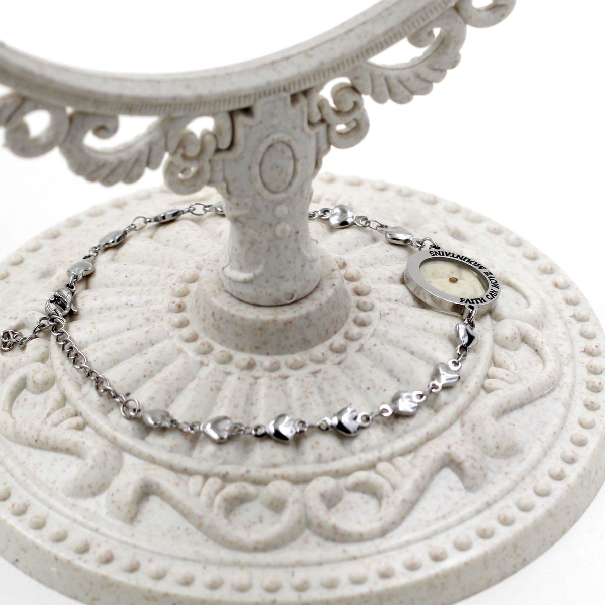 Matthew 17:20 & Luke 1:37 with Mustard Seed Bracelet
