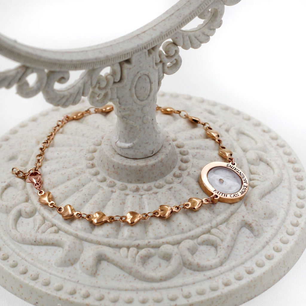 Matthew 17:20 & Luke 1:37 with Mustard Seed Bracelet