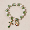 Marian Medallion Beaded Bracelet