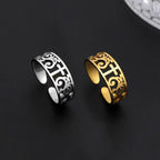 Filigree Cross Cutout Ring