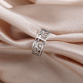 Filigree Cross Cutout Ring