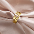Filigree Cross Cutout Ring