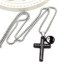 Zircon-Studded Mustard Seed Cross