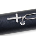 Zircon-Studded Mustard Seed Cross