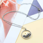 Multi-Gemstone Mustard Seed Mountain Necklace