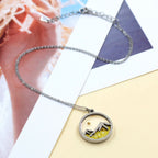 Multi-Gemstone Mustard Seed Mountain Necklace