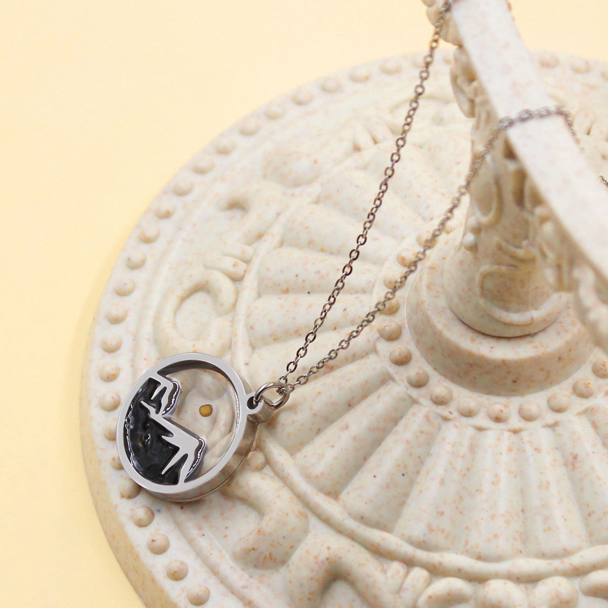 Multi-Gemstone Mustard Seed Mountain Necklace