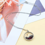 Multi-Gemstone Mustard Seed Mountain Necklace