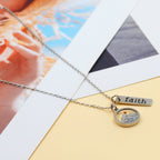 Faith Tag & Mustard Seed Mountain Necklace