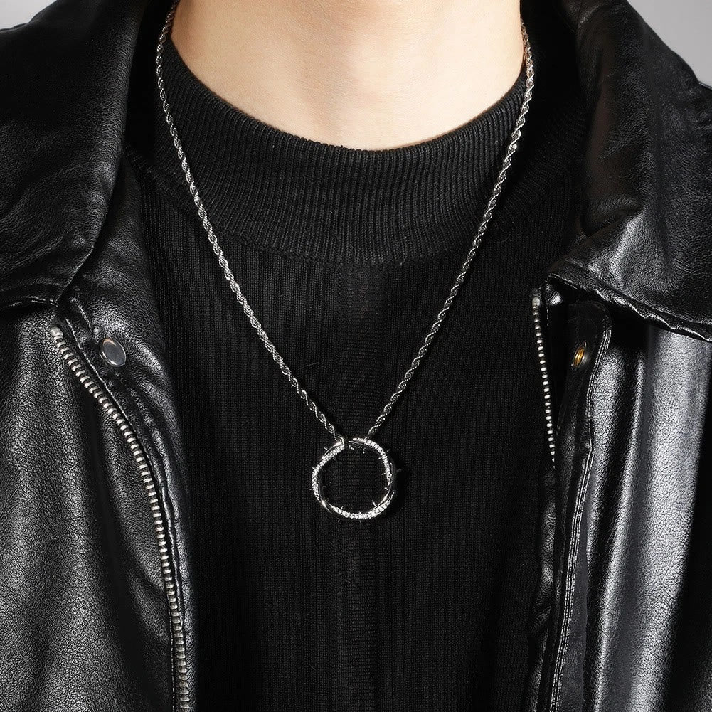 Crown of Thorns Zircon Necklace