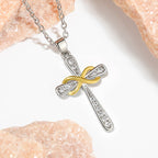 Infinity Cross Zircon Necklace