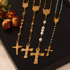 Wearable Rosary Beaded Necklace Collection