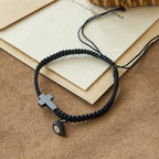 Magnetic Heart Cross Bracelet Set