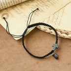 Magnetic Heart Cross Bracelet Set