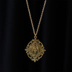 Filigree Our Lady Medallion Necklace