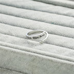 Faith Hope Love Cross Open Ring