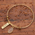 Mustard Seed Faith Charm Bangle