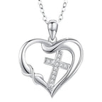 Heart & Cross Necklace