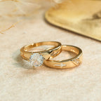Stackable Cross Band Ring Set