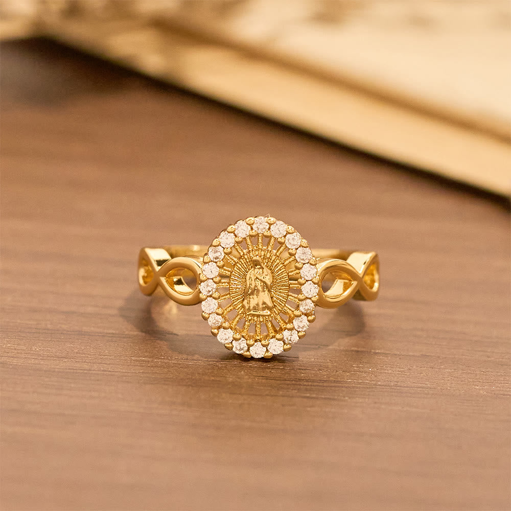 Infinity Our Lady Zircon Ring
