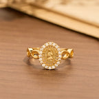 Infinity Our Lady Zircon Ring