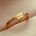 TRUST GOD Split-Band Ring