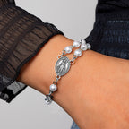 Our Lady Miraculous Medal St. Benedict Bracelet