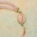 Magnetic Strawberry Agate Rosary Bracelet