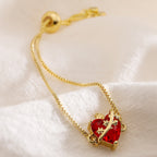 Elegant Sacred Heart Devotion Bracelet