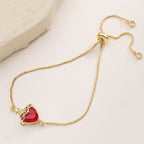 Elegant Sacred Heart Devotion Bracelet