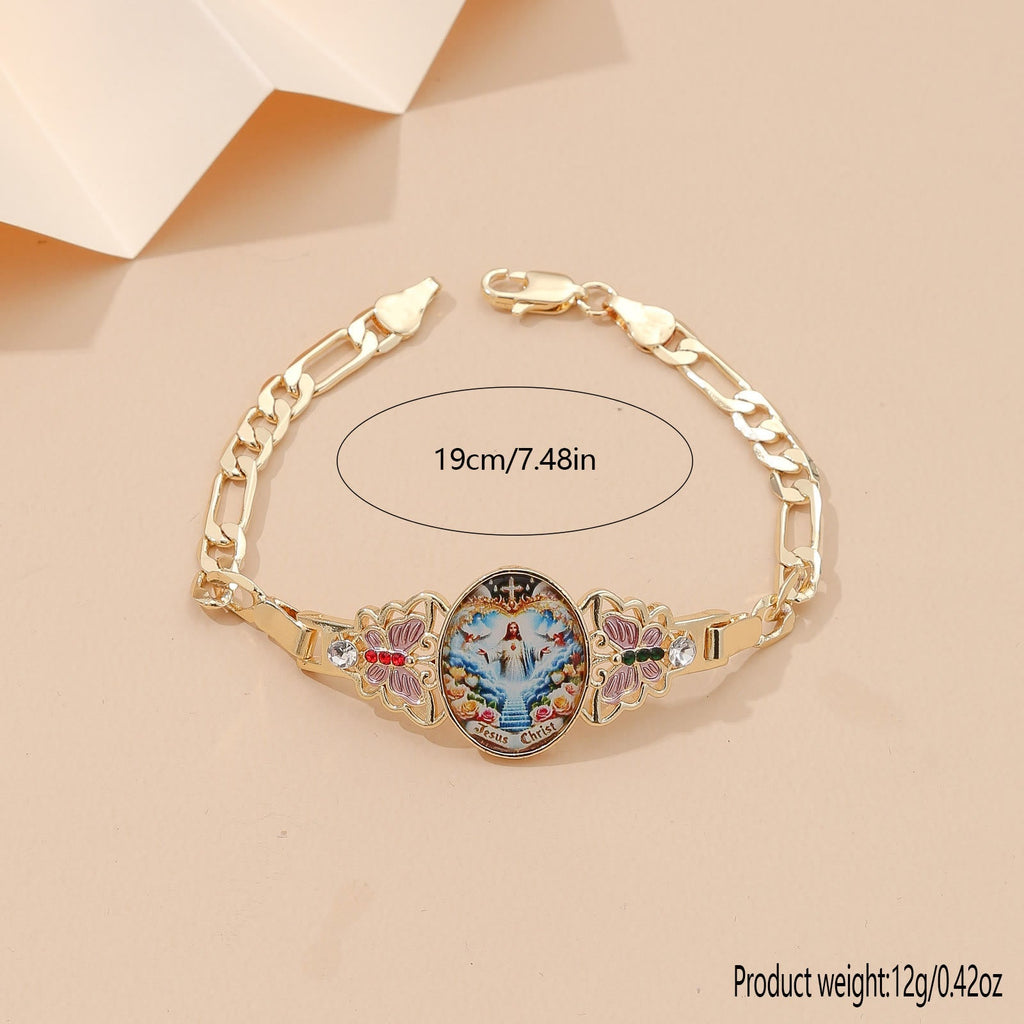 Jesus Christ & Butterfly Bracelet