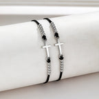 Intricate Cross Beaded Bracelet