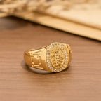 Ornate St. Jude Statement Ring