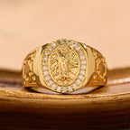 Ornate St. Jude Statement Ring