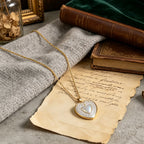 Natural White Pearl Saint Necklace