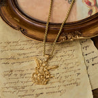 Dual-Color St. Michael Archangel Pendant Necklace