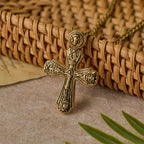 Orthodox Crucifix Pendant Necklace