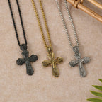 Orthodox Crucifix Pendant Necklace